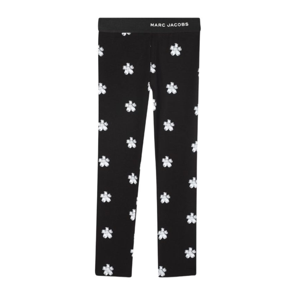 Marc Jacobs Leggings Allover Flower Print Black