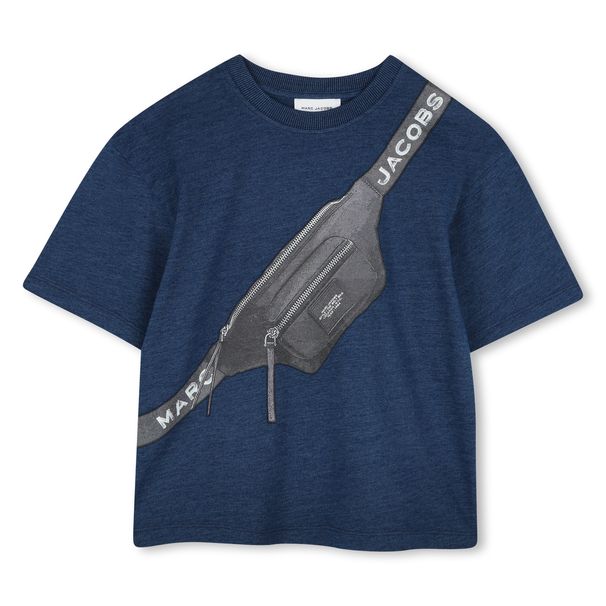 Marc Jacobs T-Shirt Bag Logo Denim Blue