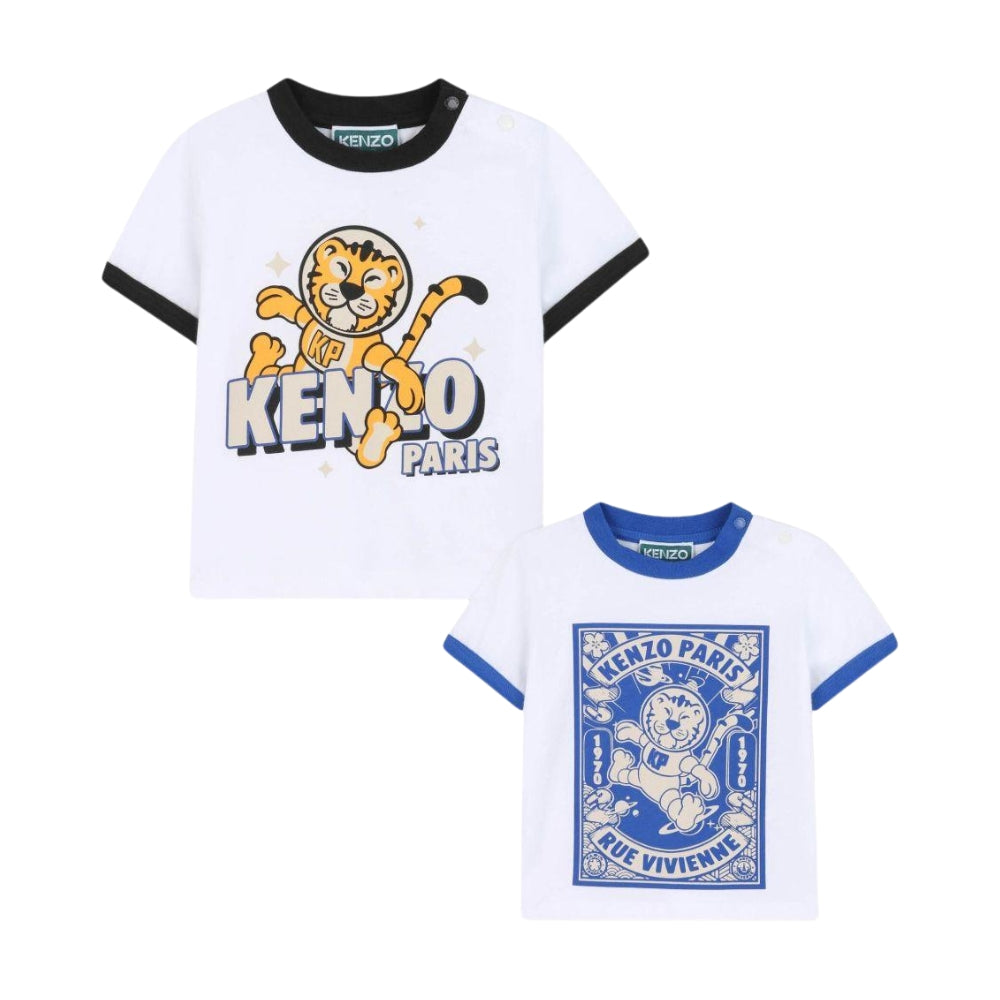 Kenzo Tshirt Set Whiteblack