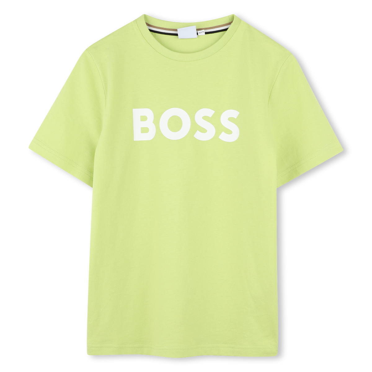 Boss Tshirt Logo Lime