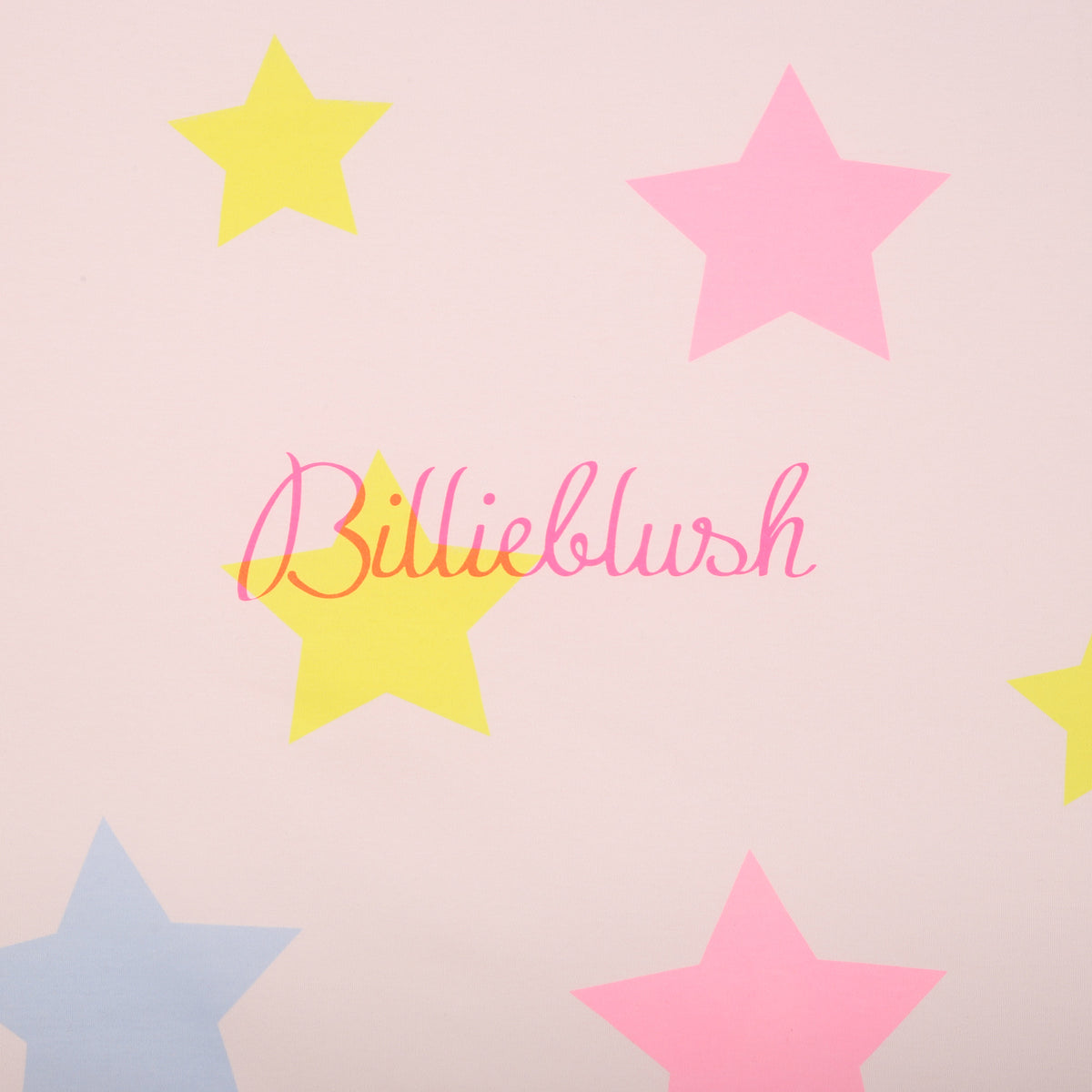 Billieblush Blanket Logo Stars Pink