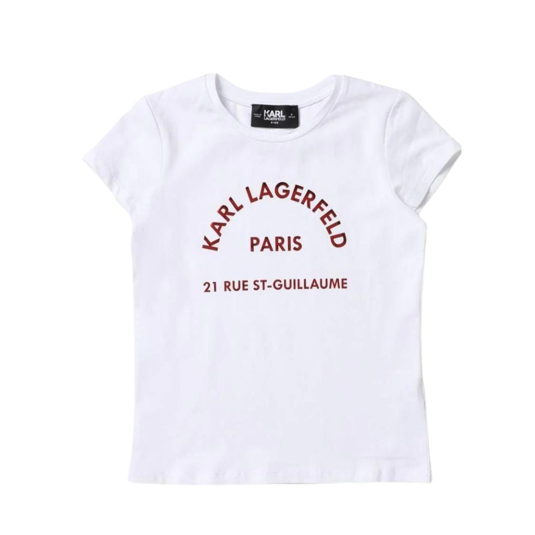 Karl Lagerfeld Tshirt Paris Logo White