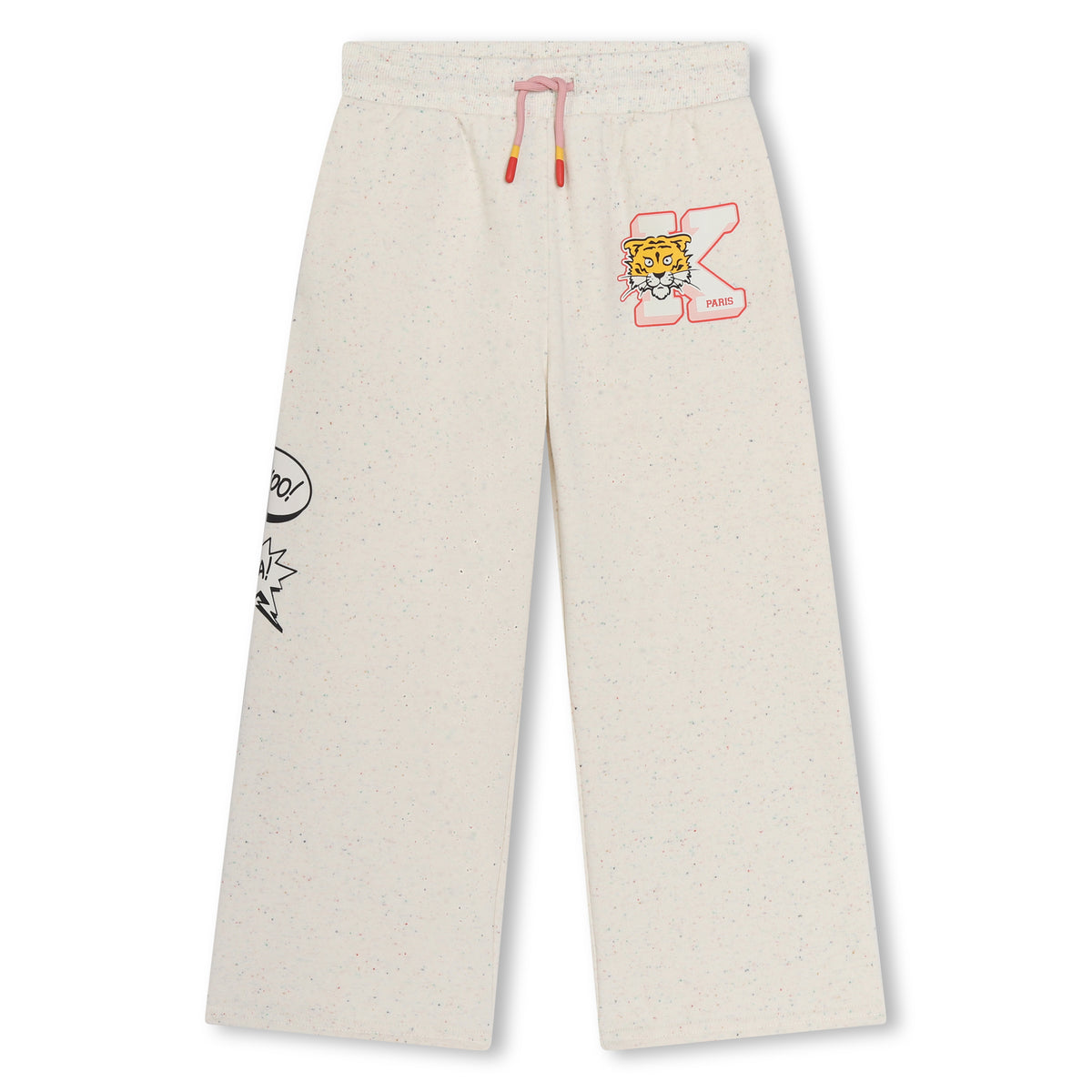 Kenzo Trackpants Tiger Logo Ivory