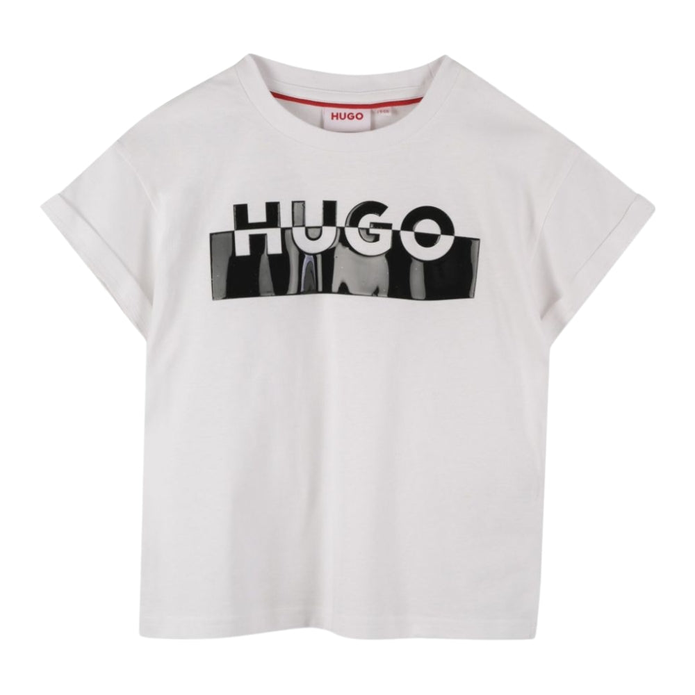 Hugo Tshirt Logo White