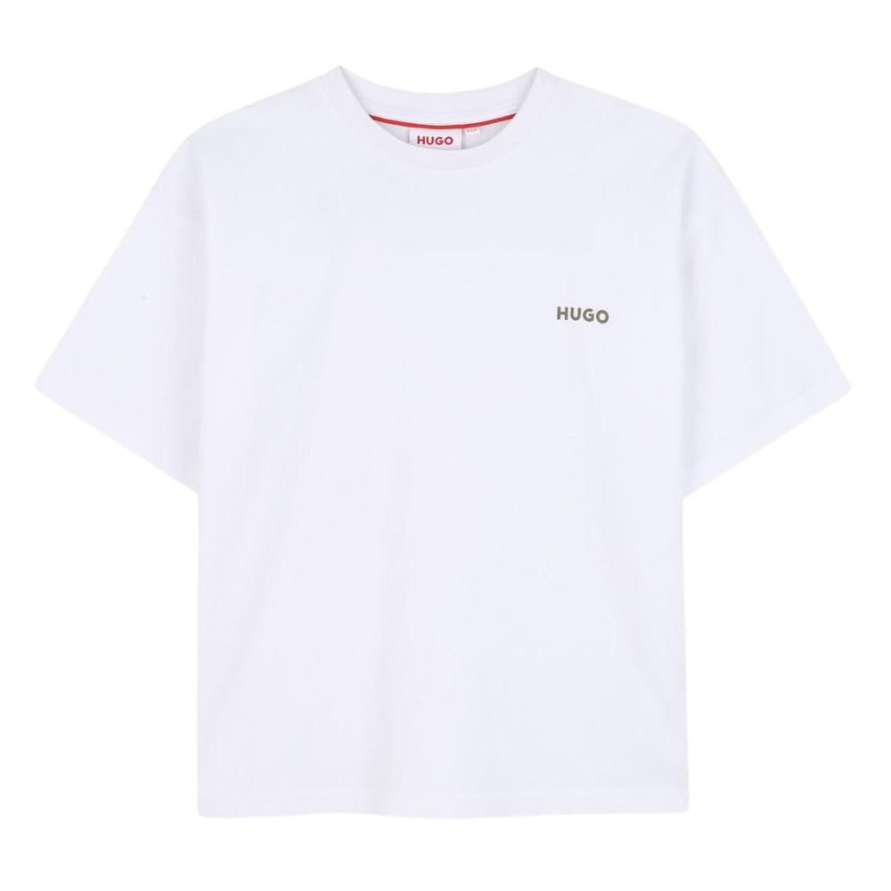 Hugo Tshirt Logo White