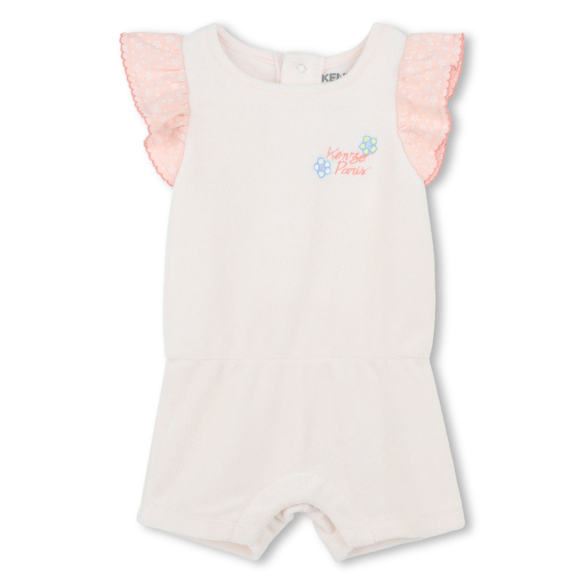 Kenzo Romper Short Sleeve Pink