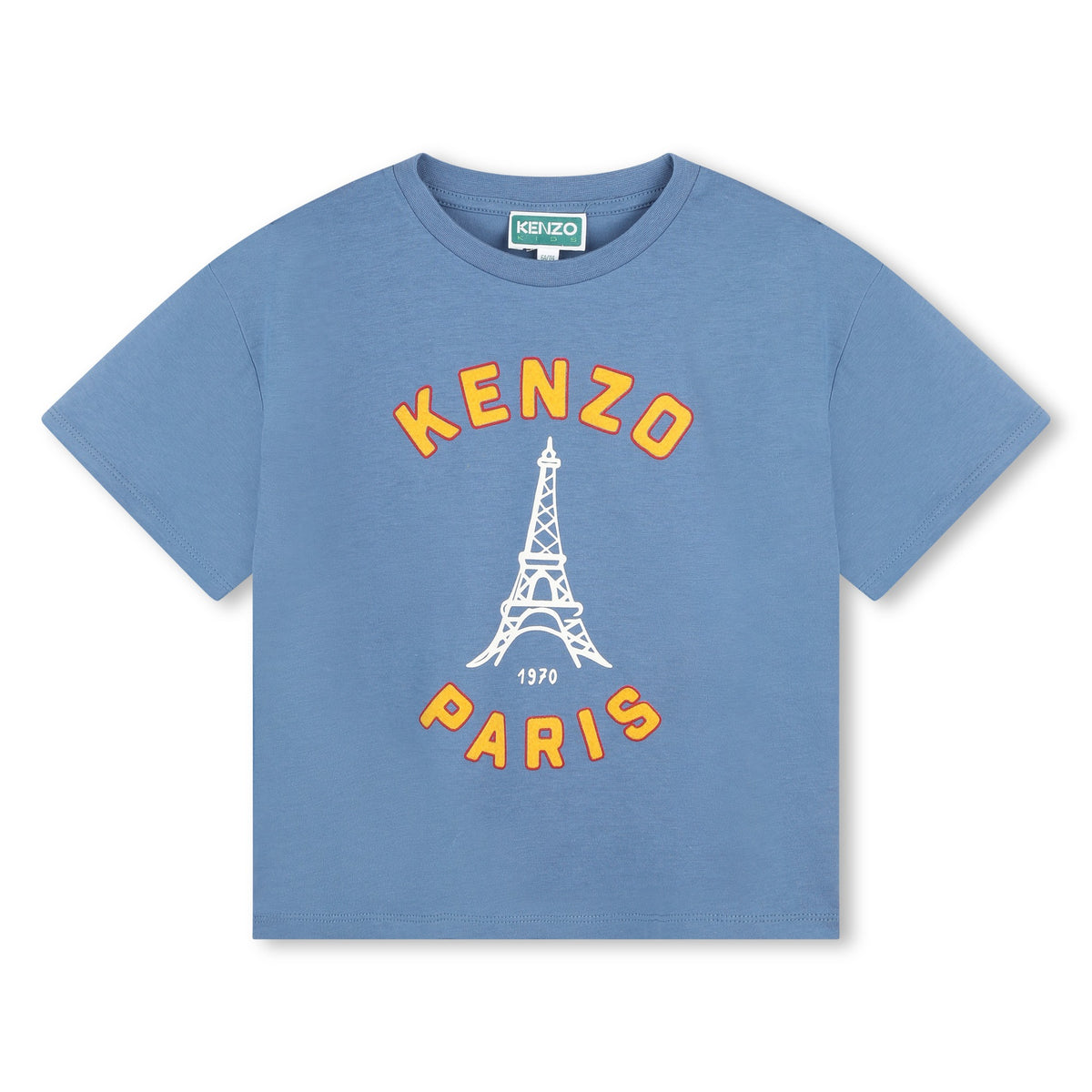 Kenzo Tshirt Eifel Tower Lgo Blue