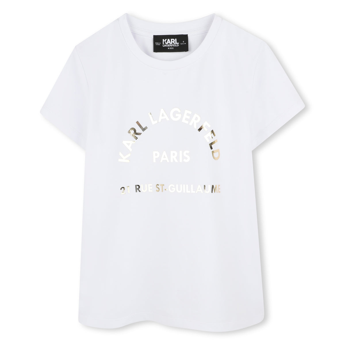 Karl Lagerfeld Tshirt Paris White Bronze