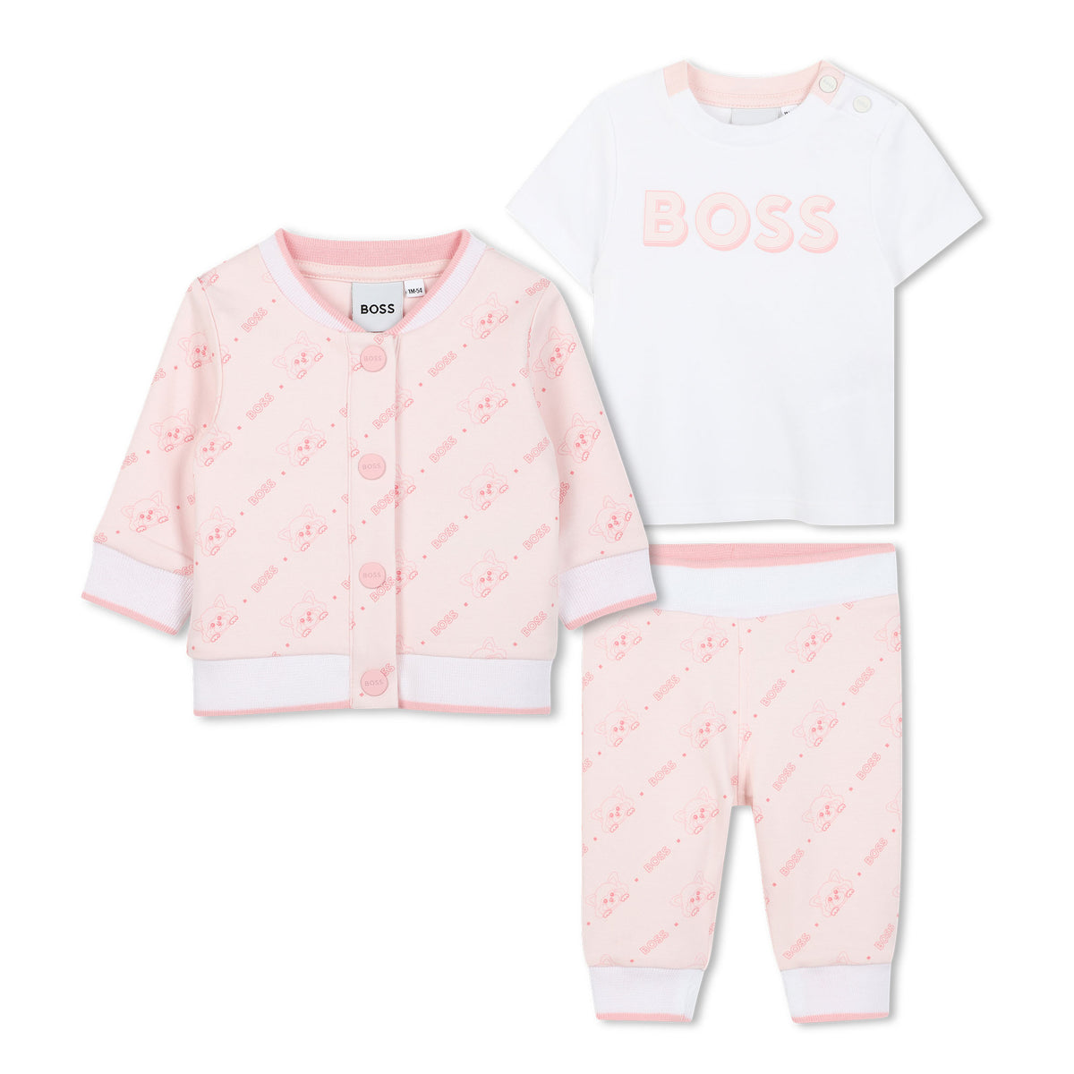 Boss Set Tshirt/Pantssweater Pink