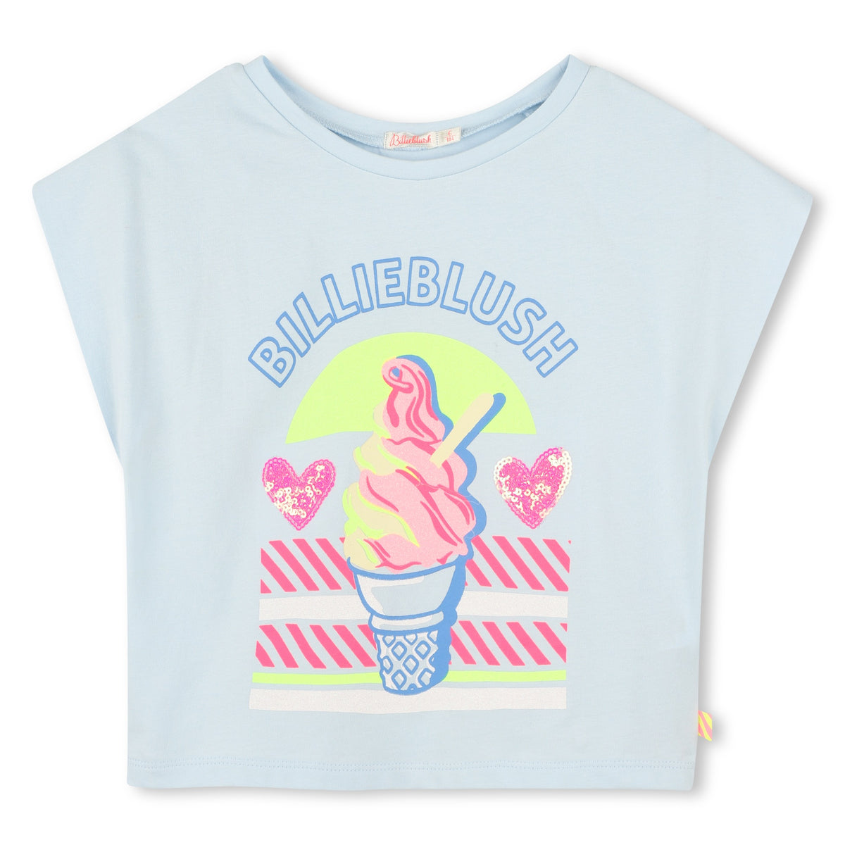 Billieblush T-Shirt Ice Cream Blue