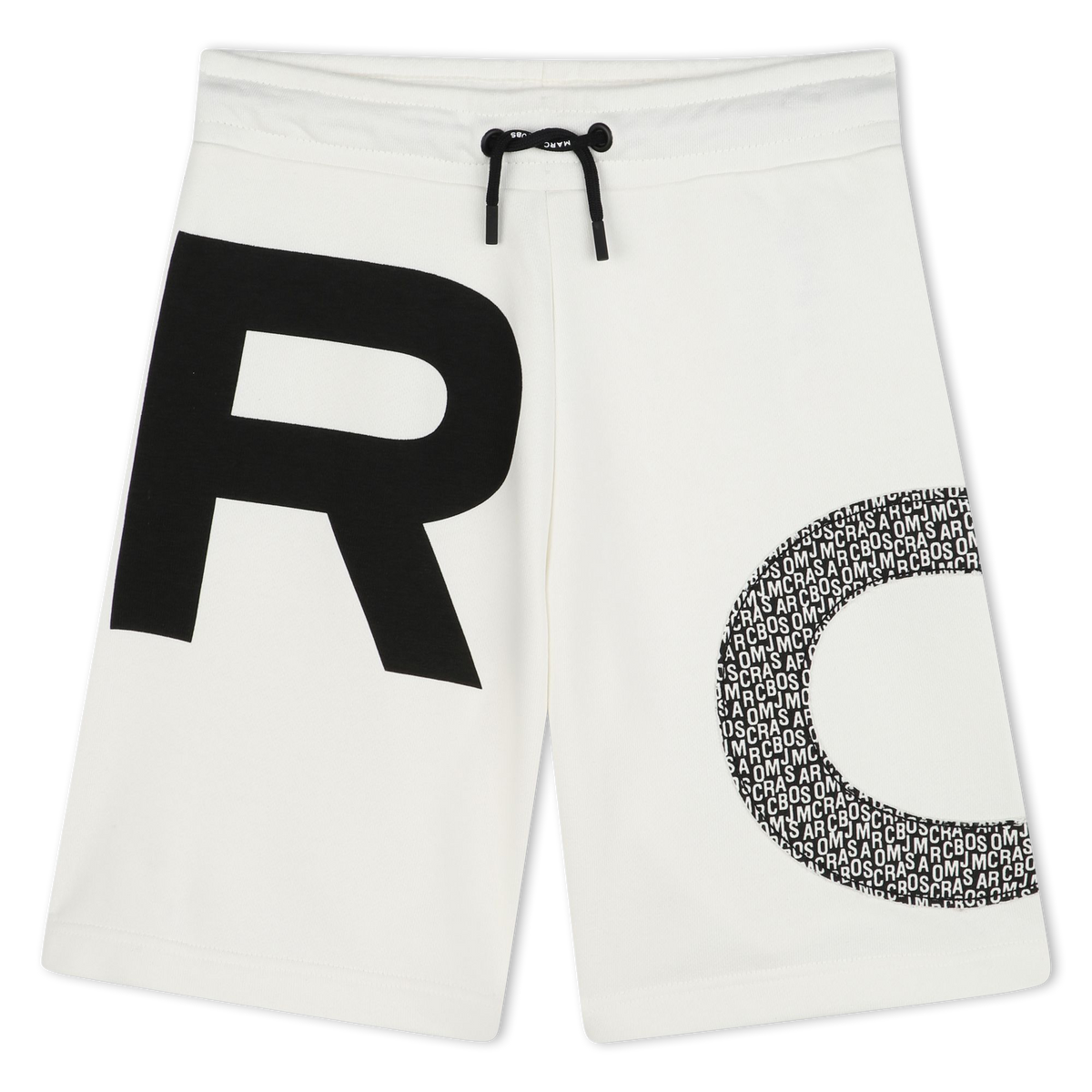 Marc Jacobs Shorts Large Letter Ivory White