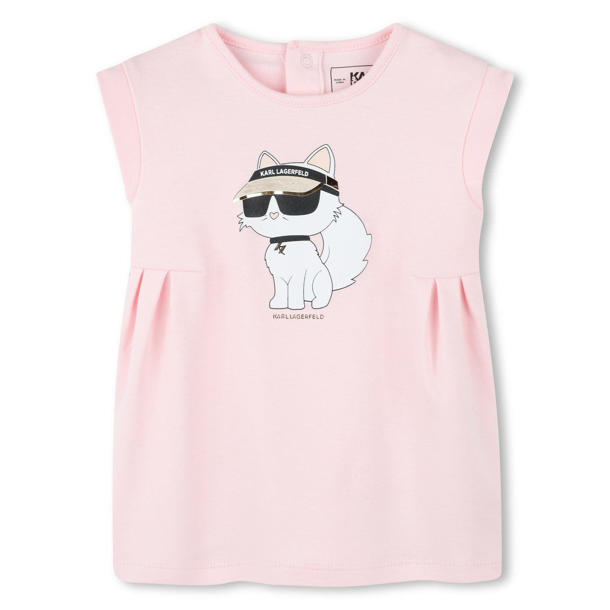 Karl Lagerfeld Dress Ikonic Choupette Pink