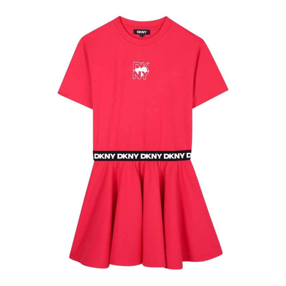 Dkny Dress Logo Fuschia