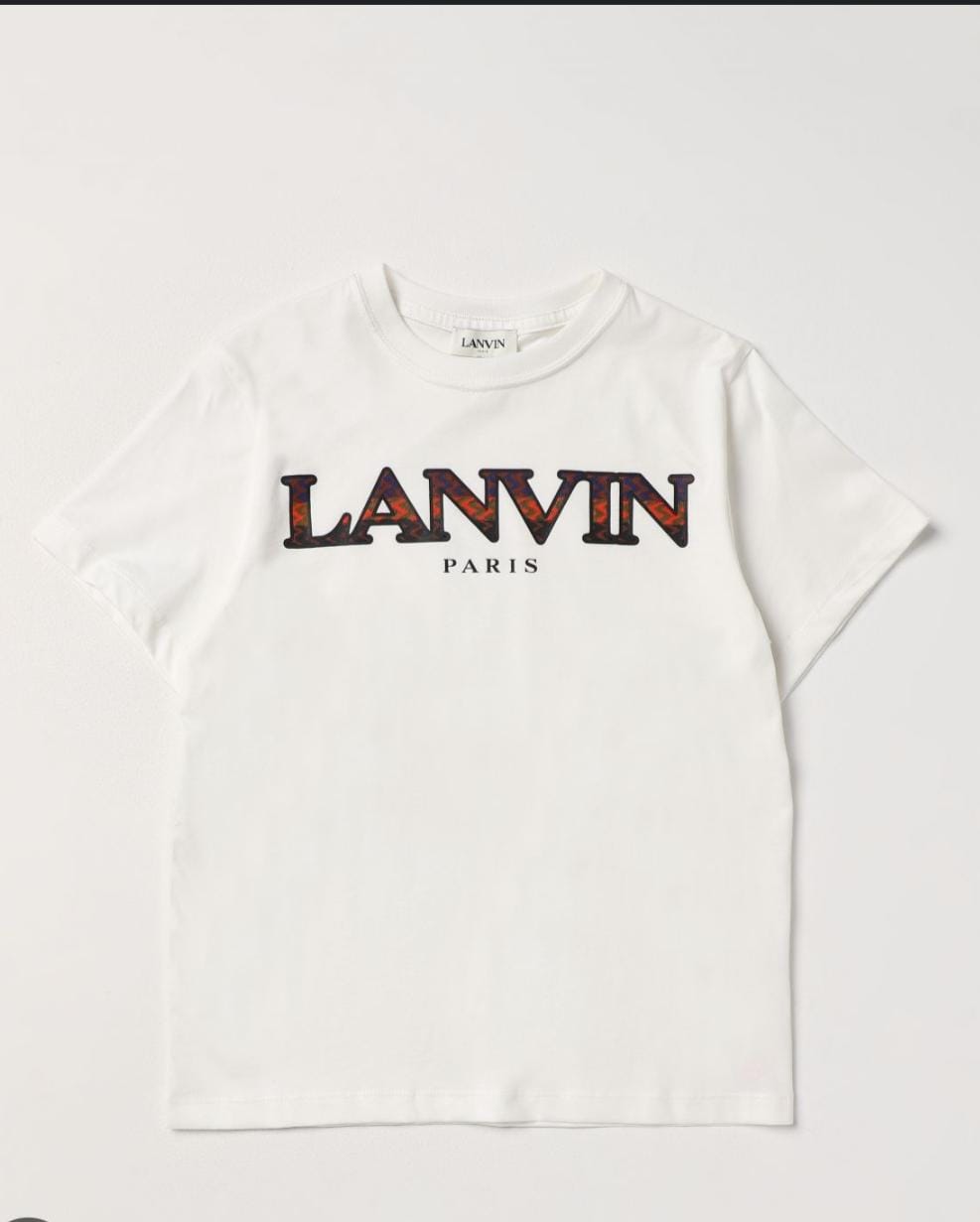 Lanvin Tshirt Logo White