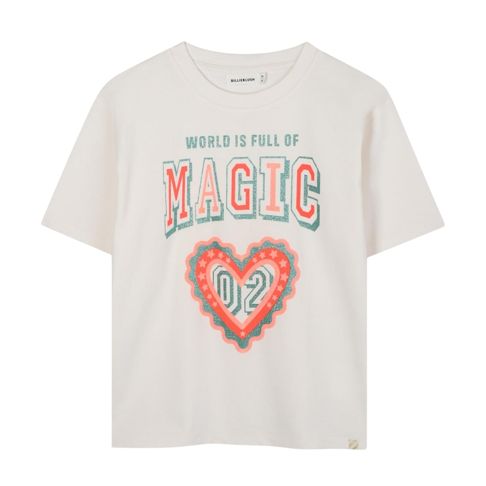 Billieblush Tshirt Logo Ivory