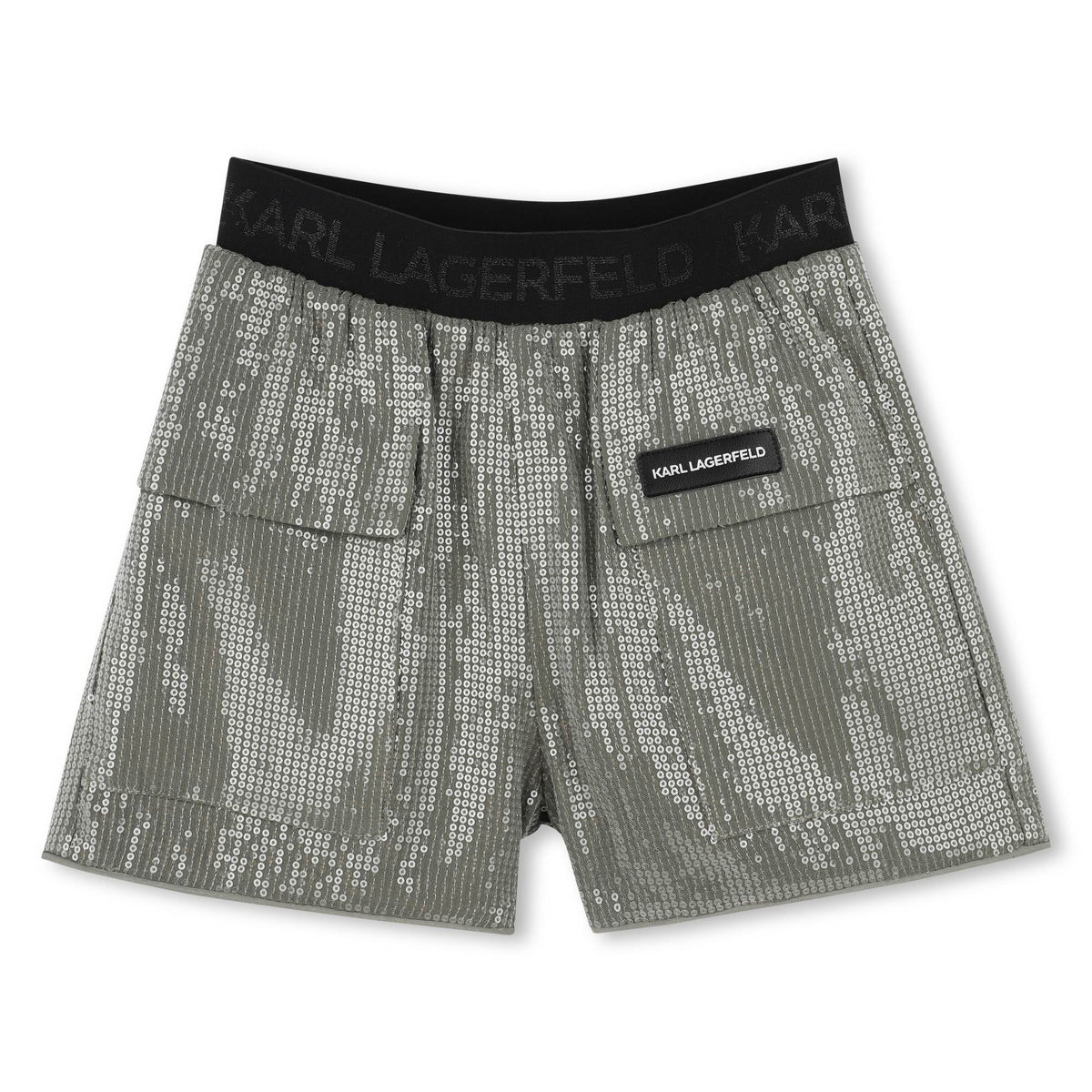 Karl Lagerfeld Shorts Graphic Olive