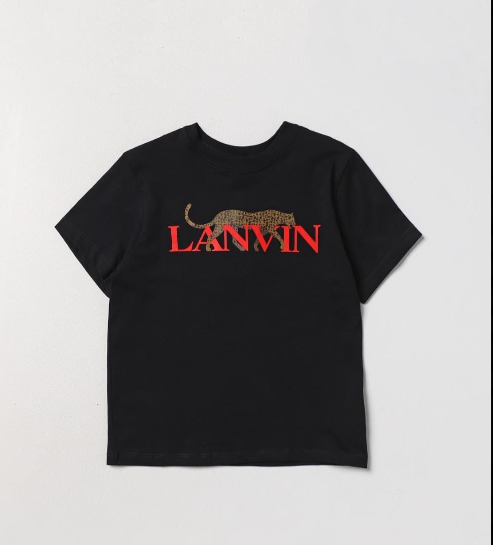 Lanvin Tshirt Logo Black