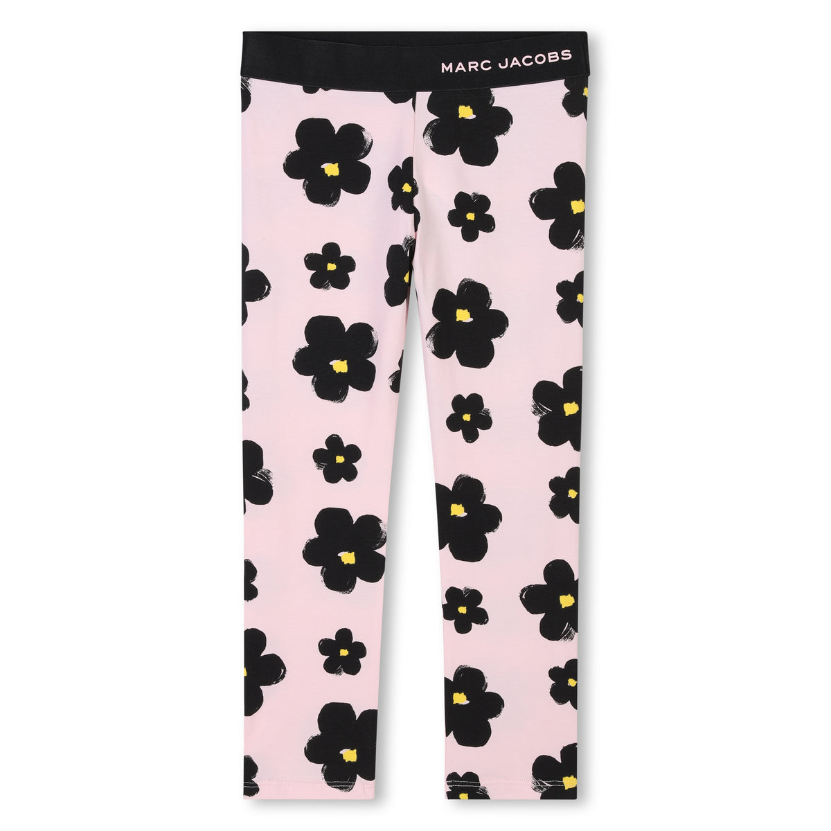 Marc Jacobs Leggings Allover Flower Print Pink-Black