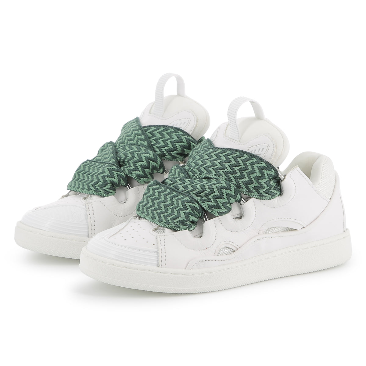 Lanvin Sneaker Green Lace White