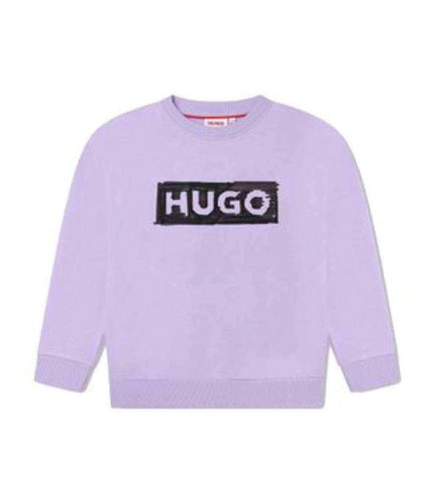 Hugo Sweater Logo Lilac