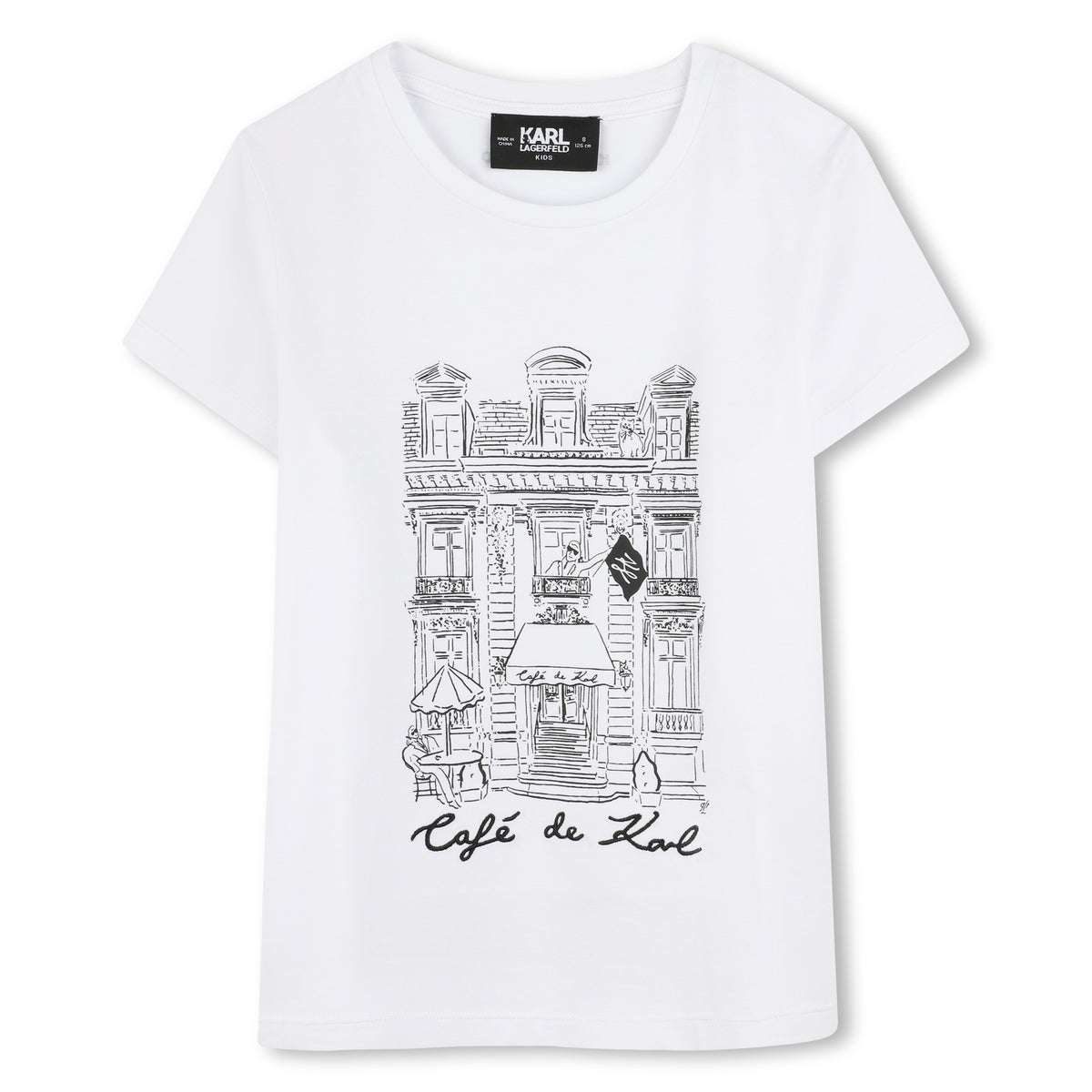 Karl Lagerfeld Tshirt Graphic White