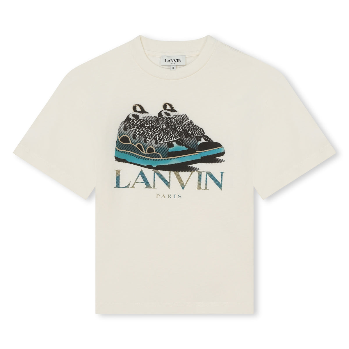 Lanvin Tshirt Sneaker Logo Cream