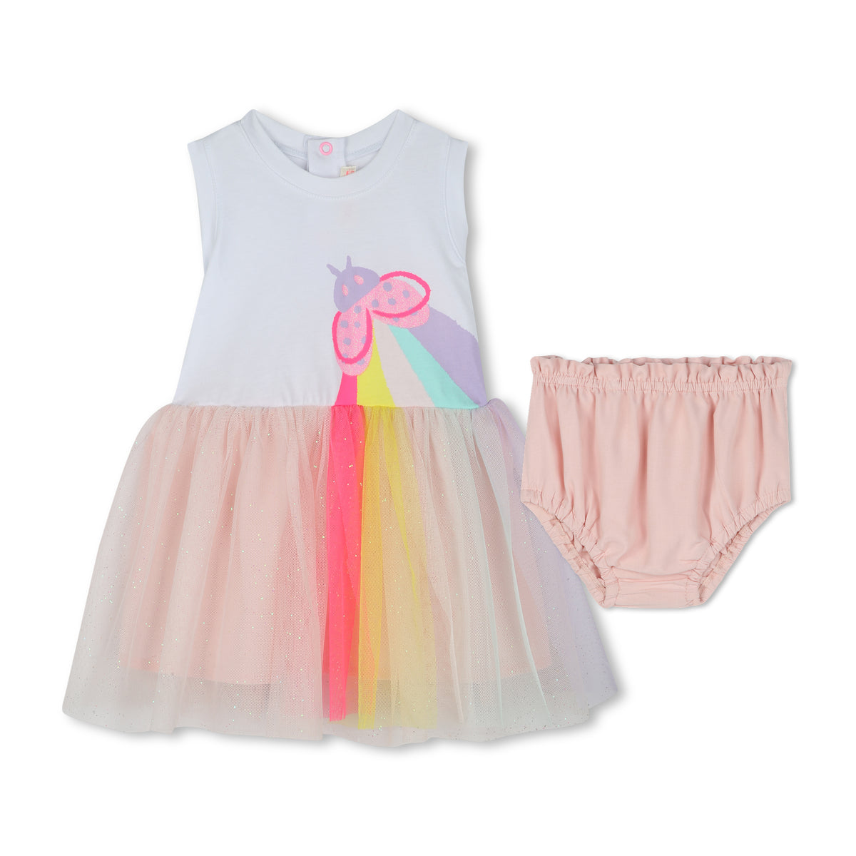 Billieblush Dress And Bloomer Tuille