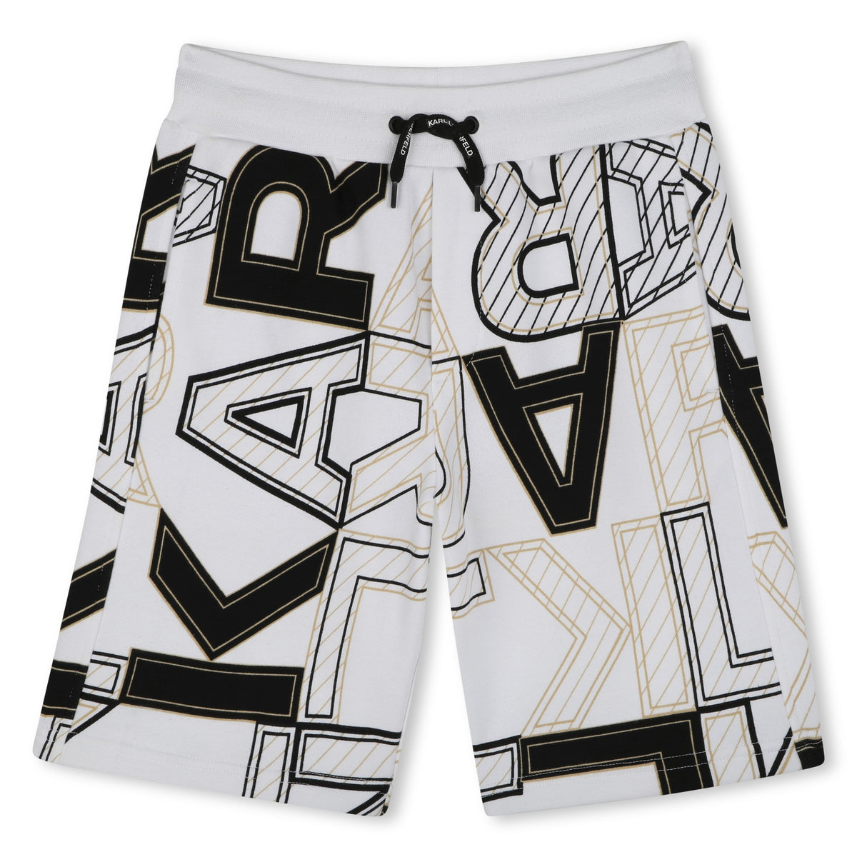 Karl Lagerfeld Shorts Logo Blackwhite
