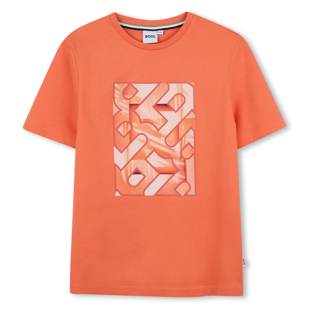 Boss Tshirt Centre Print Red