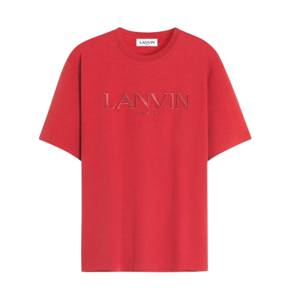 Lanvin T-Shirt Logo Crimson