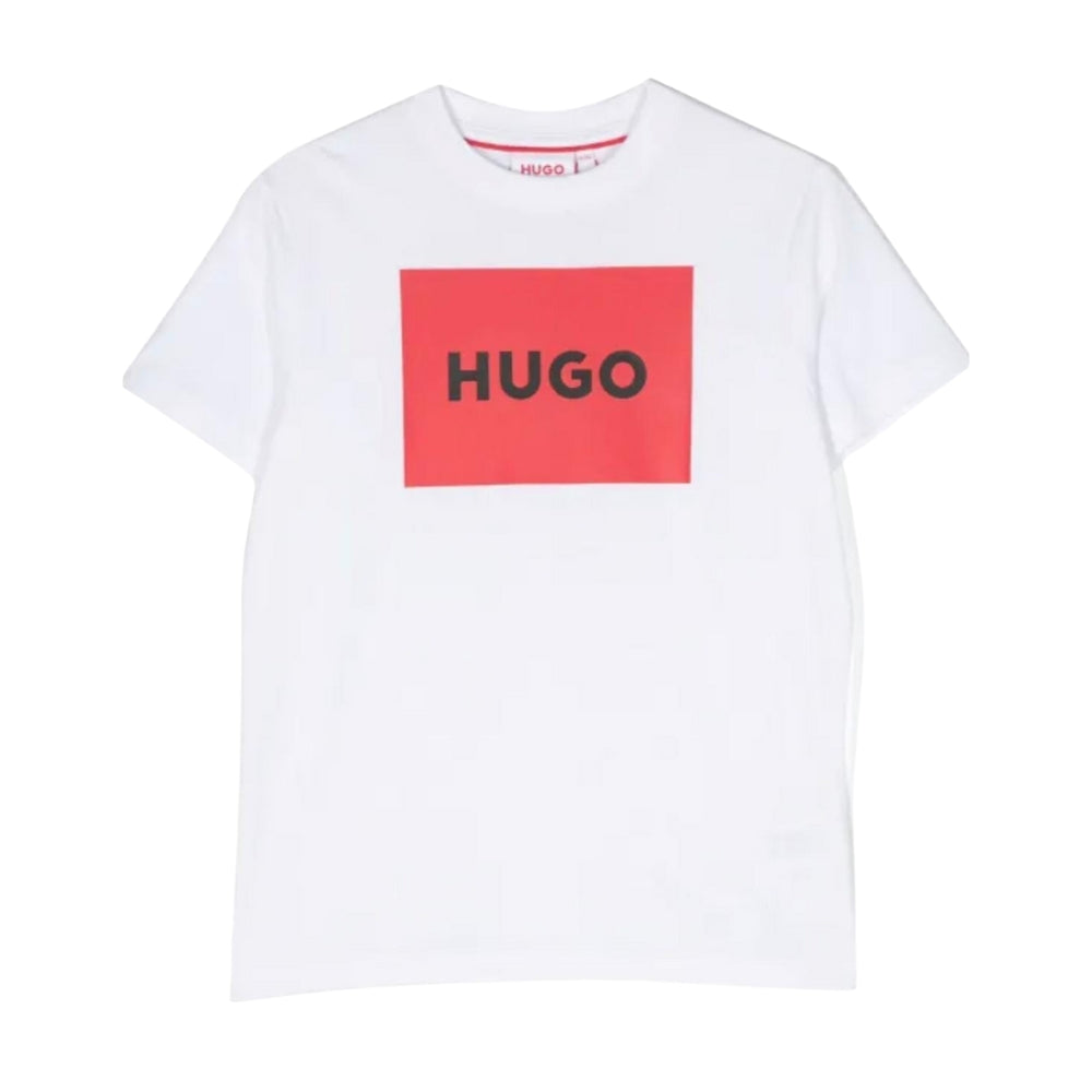 Hugo Tshirt Logo White