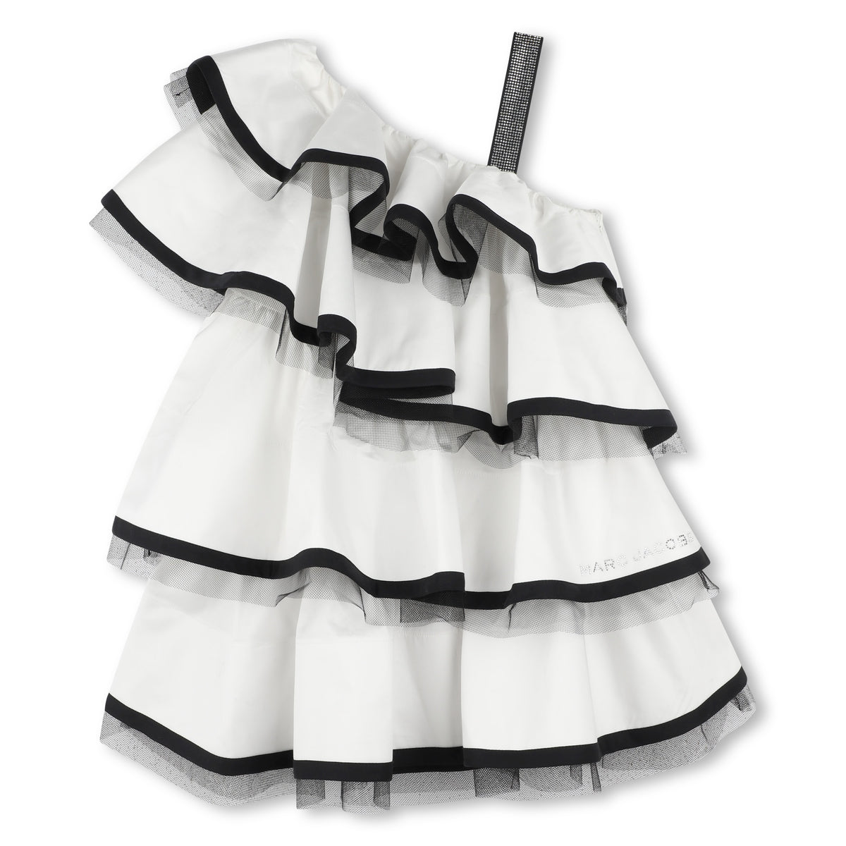 Marc Jacobs Dress Off Shoulder Black-White