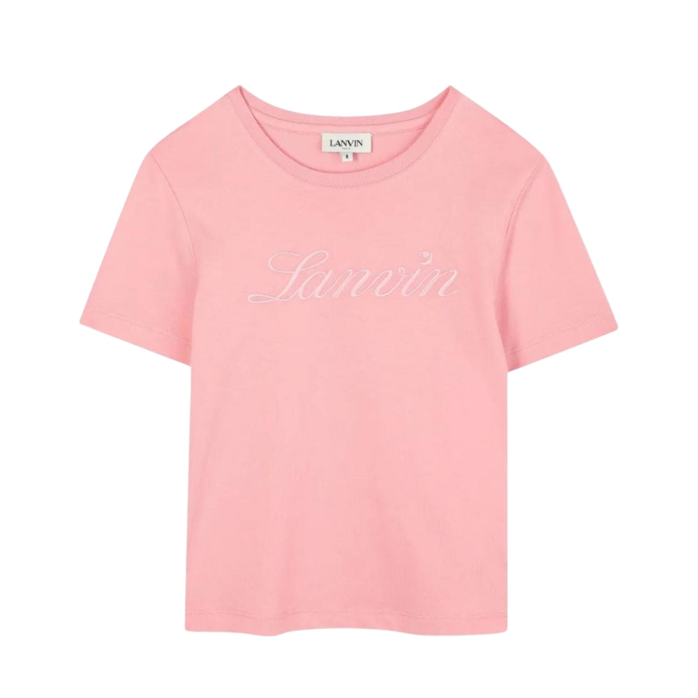 Lanvin T-Shirt Logo Pink