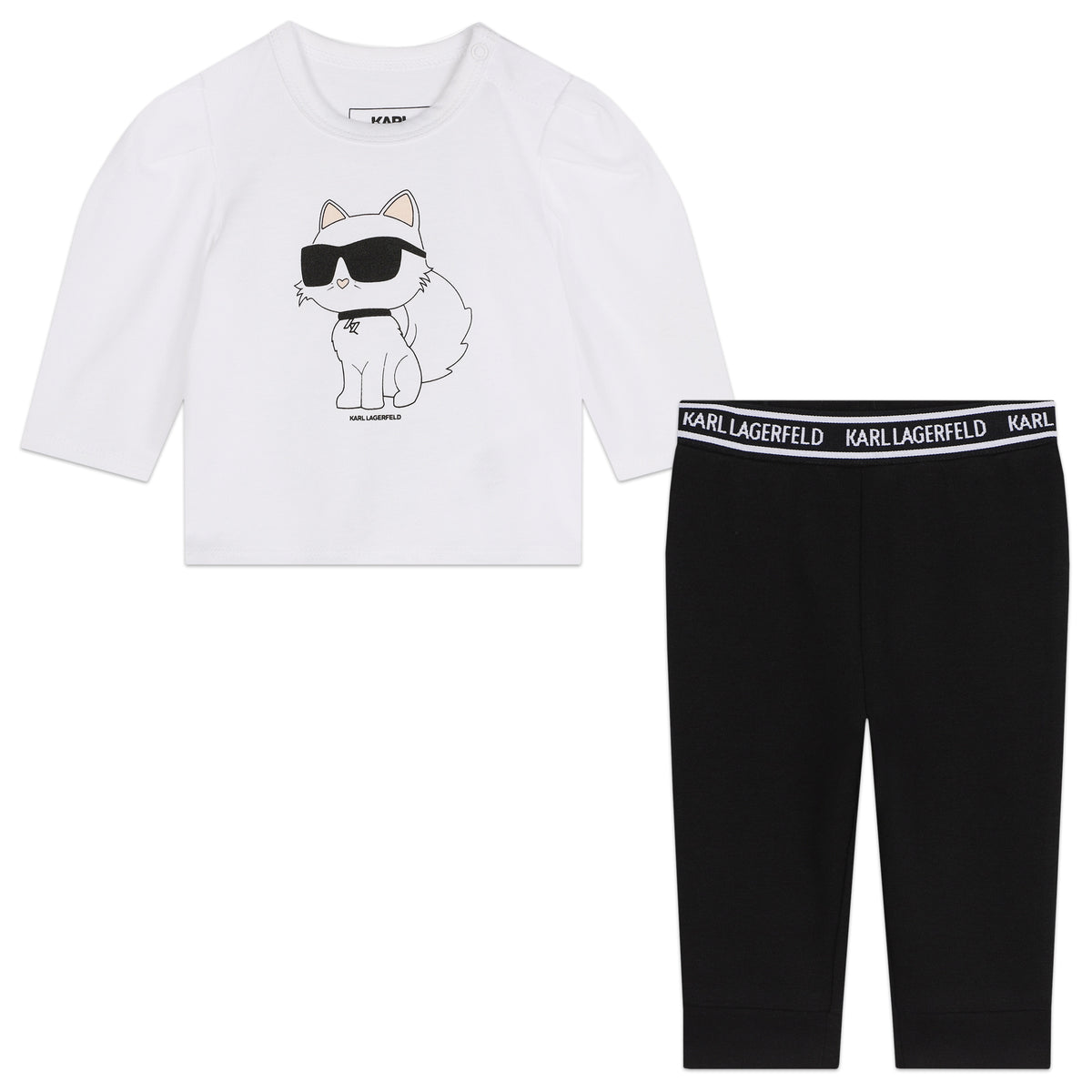 Karl Lagerfeld Sets/Outfits Logo Whiteblack