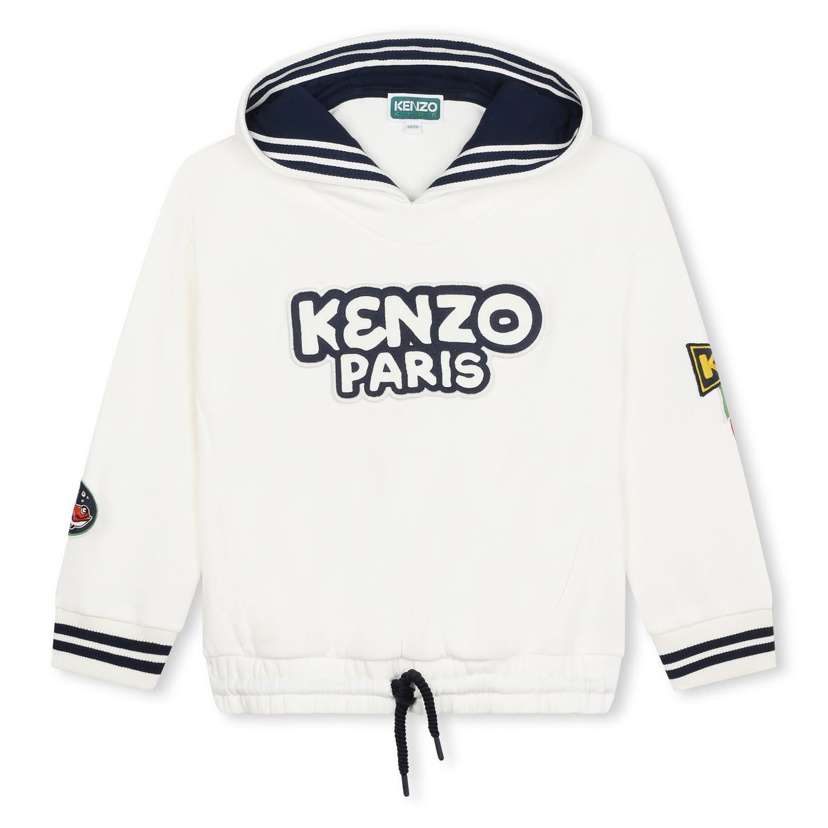 Kenzo Sweater Sailor Logo White