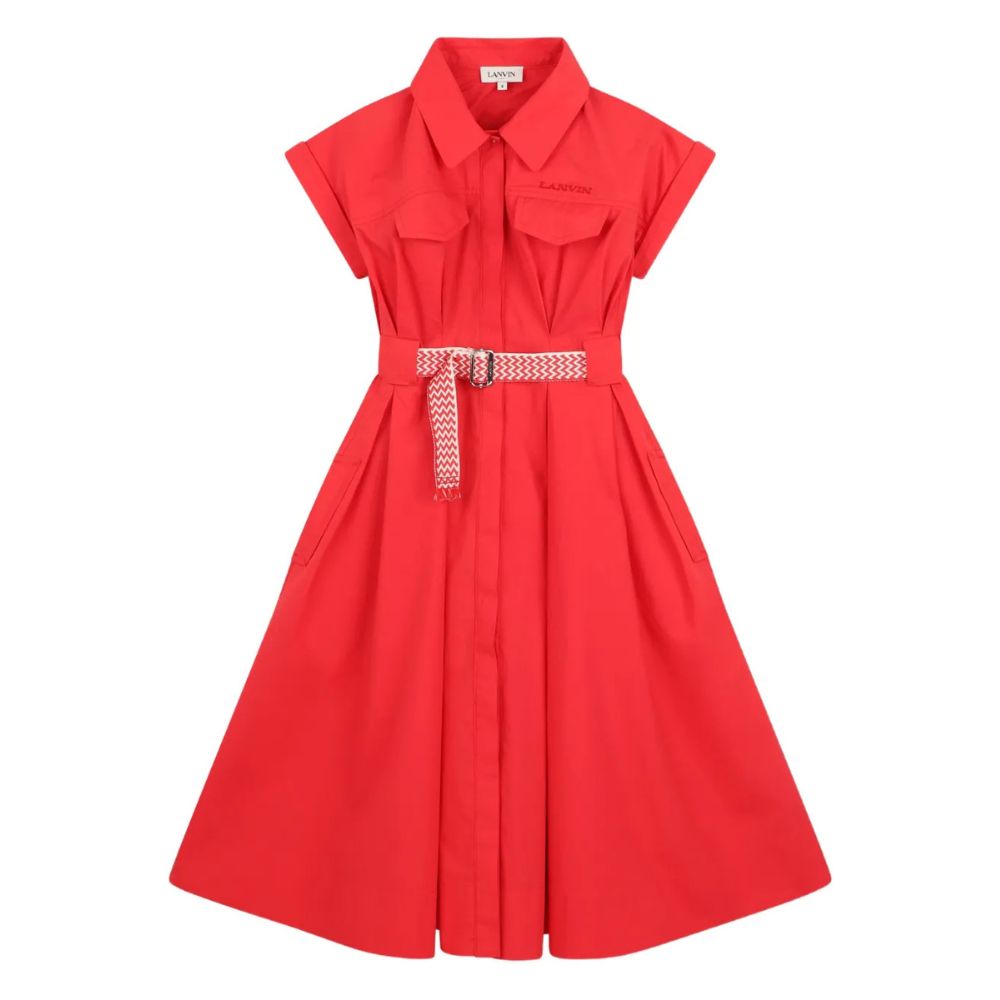 Lanvin Dress Flare Red