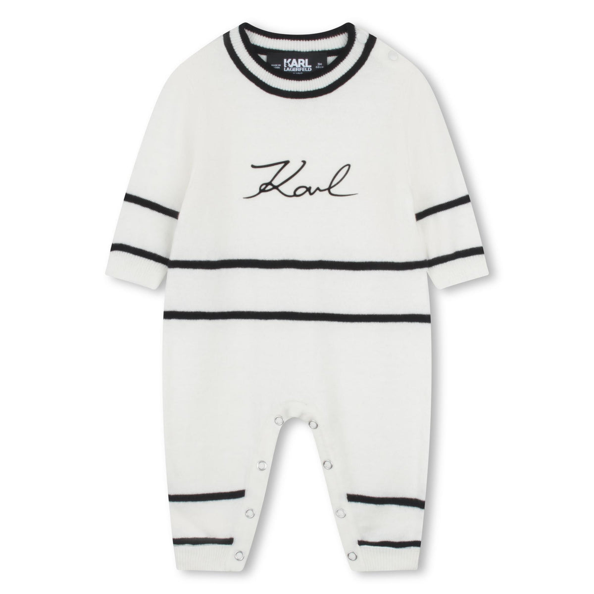 Karl Lagerfeld  Romper Logo Ivory