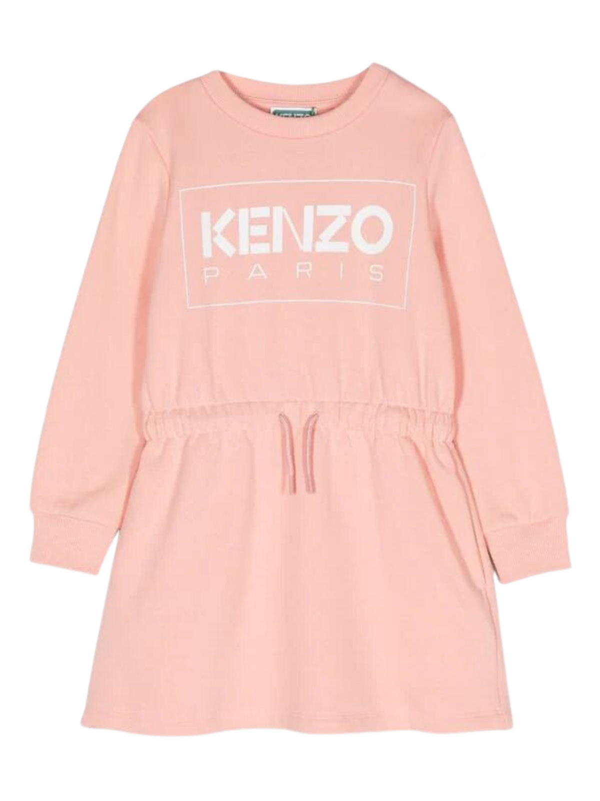 Kenzo Long Sleeved Dress Pink