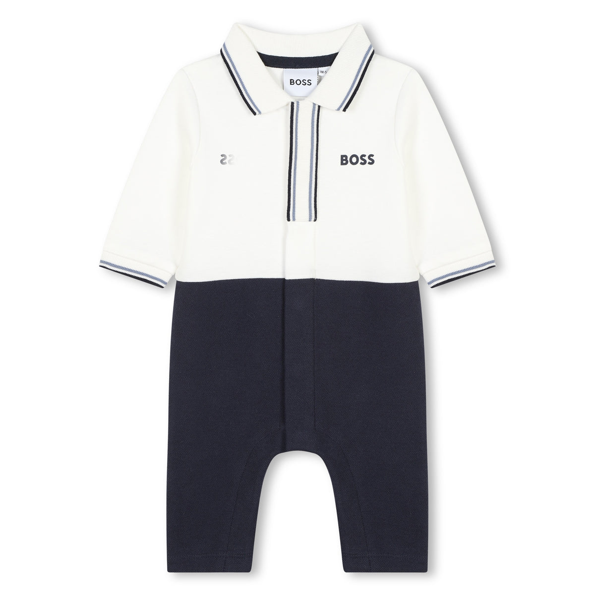 Boss Romper Ceremony Logo Navy