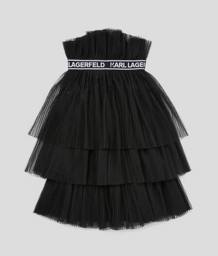 Karl Lagerfeld Dress Puff Black