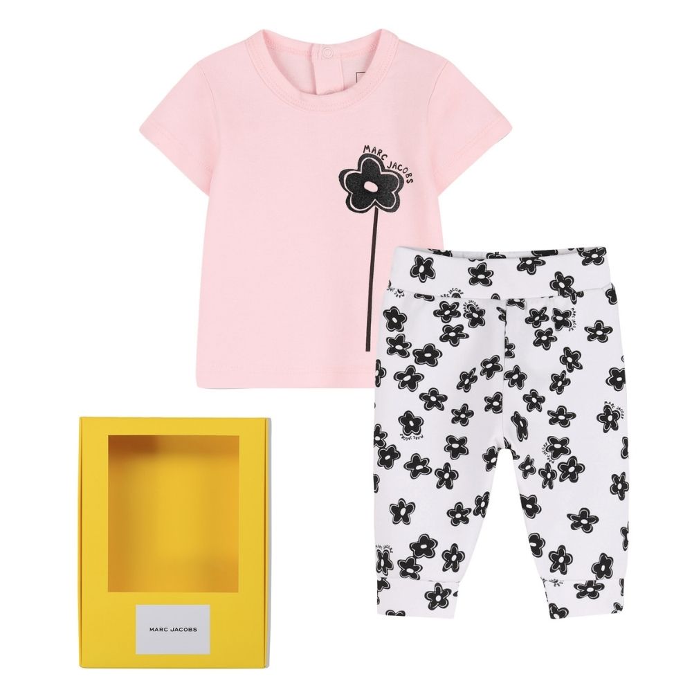 Marc Jacobs Set Tshirt & Pants Rosewhiteblack