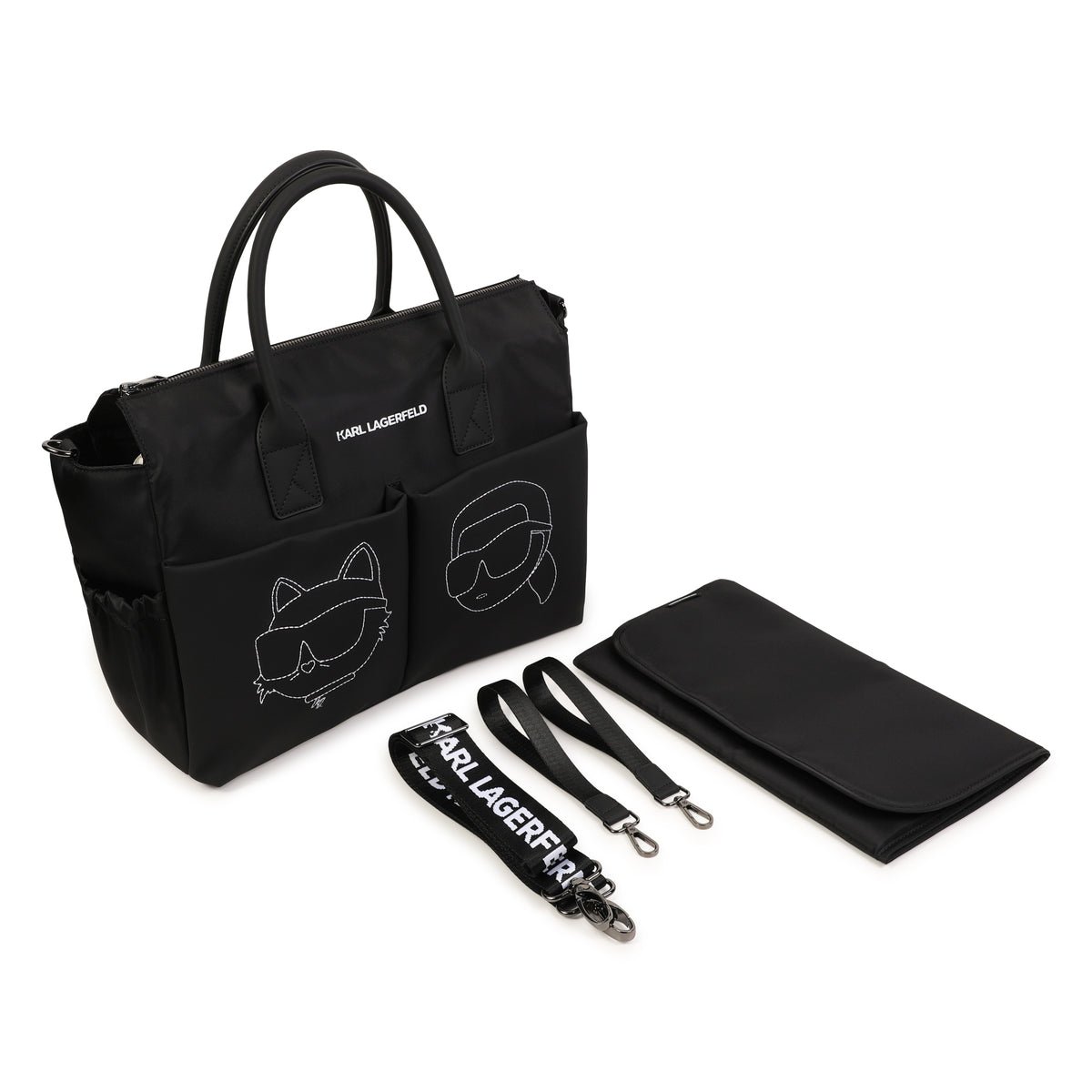 Karl Lagerfeld Bag Nappy Bag Duo Logo Black