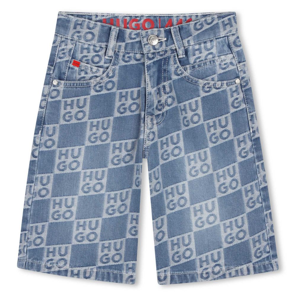 Hugo Shorts Checkered Blue