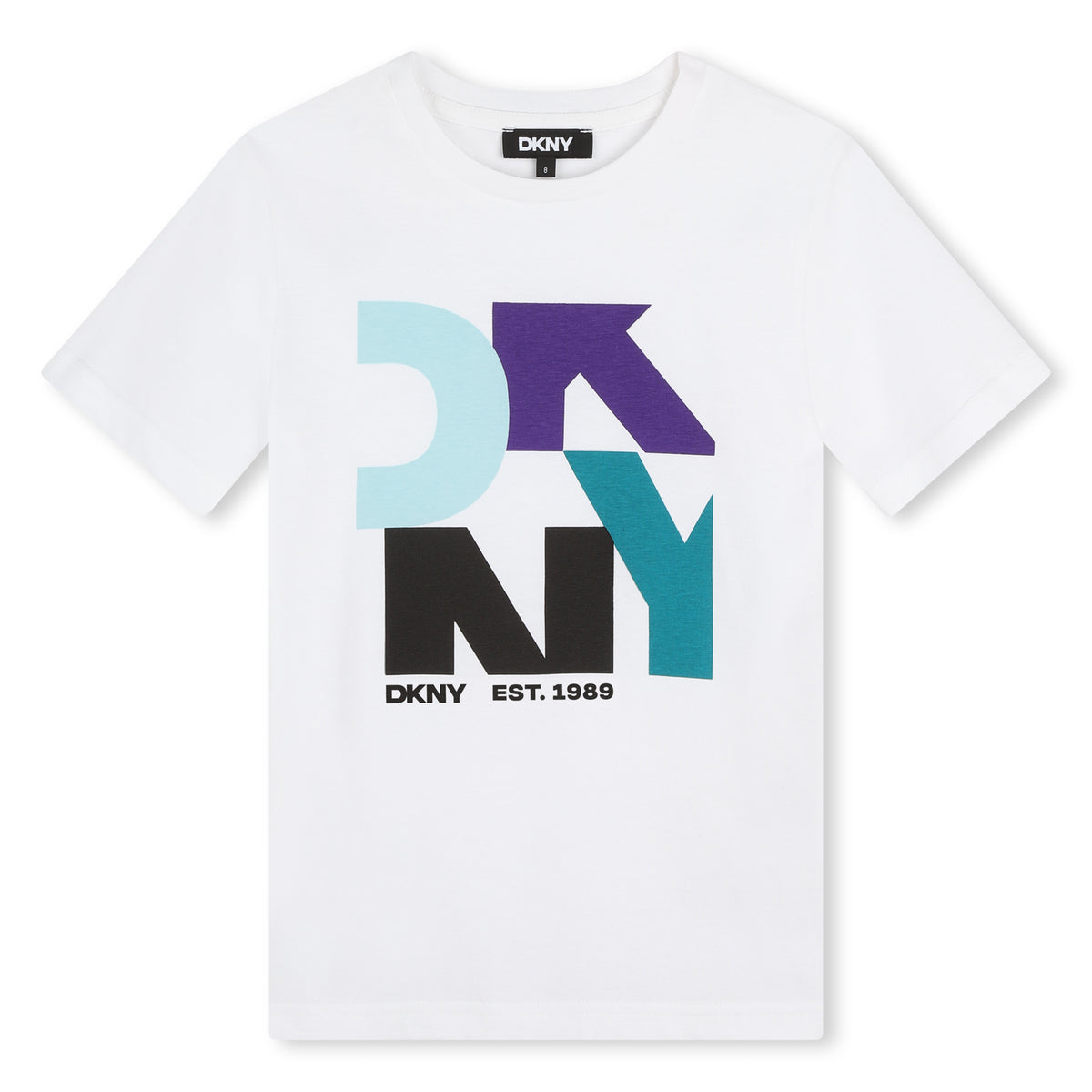 Dkny T-Shirt Multicolour Logo White