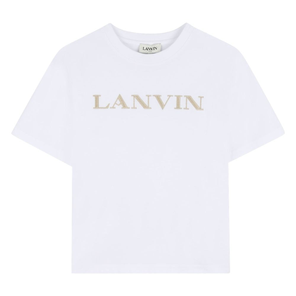 Lanvin Tshirt Logo White