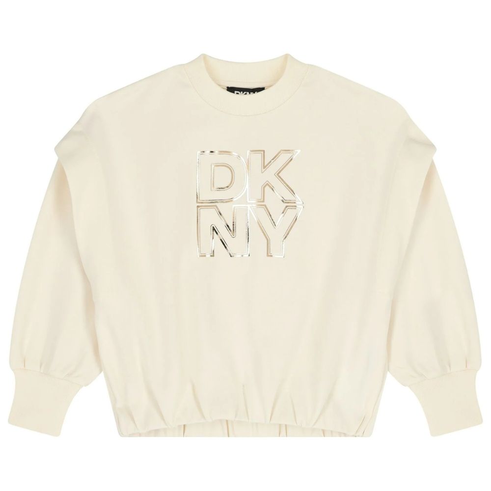 Dkny Sweater Logo Cream