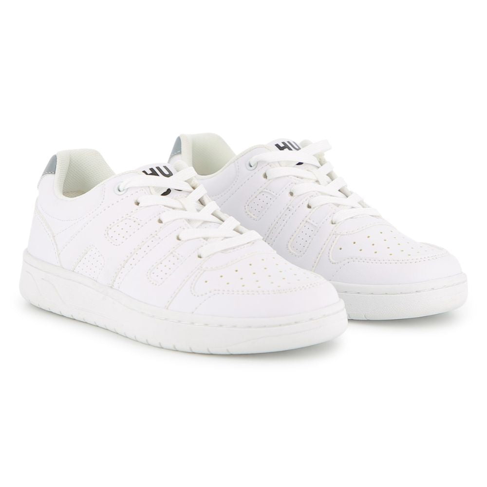 Hugo Sneaker Logo White