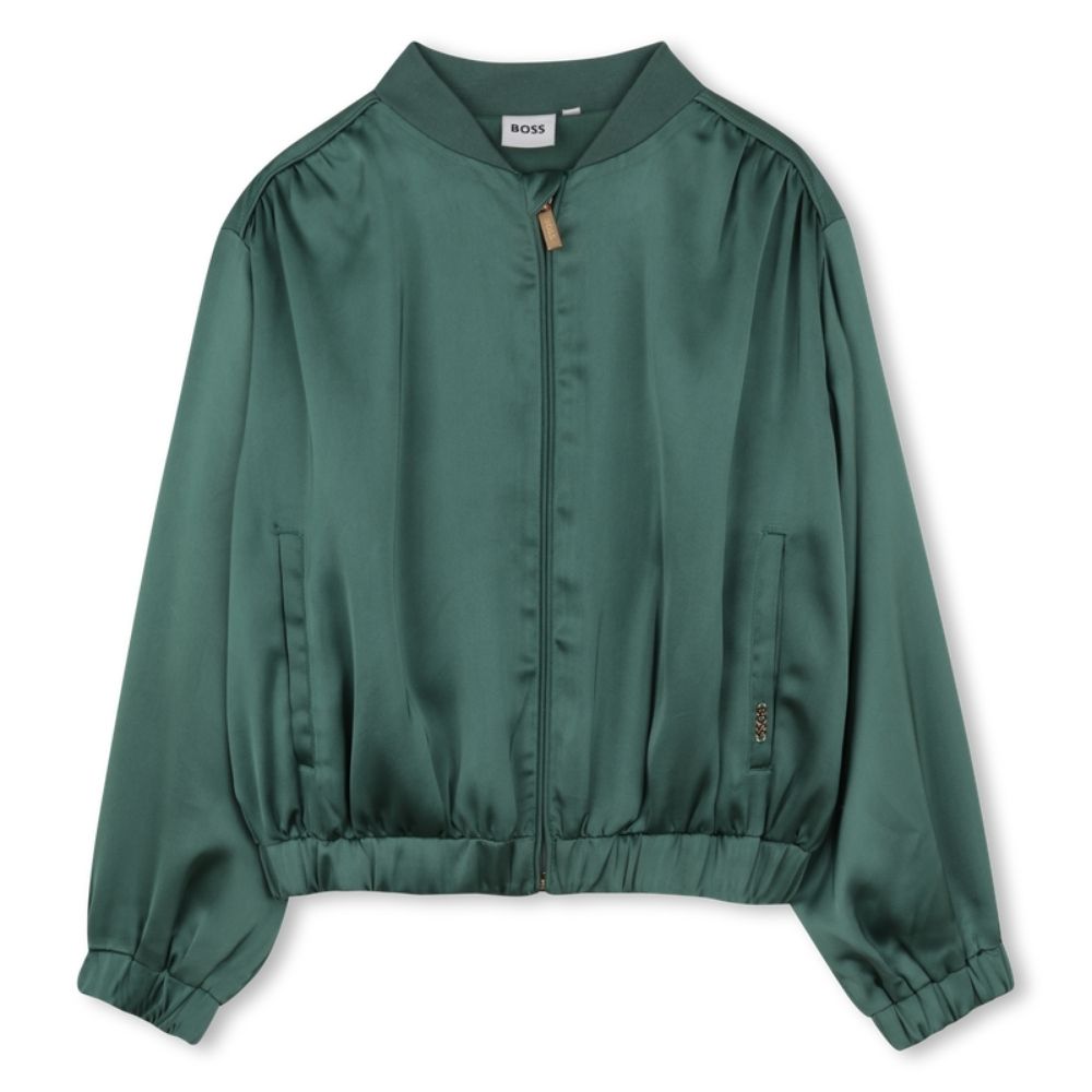 Boss Jacket Nylon Full Zip Green