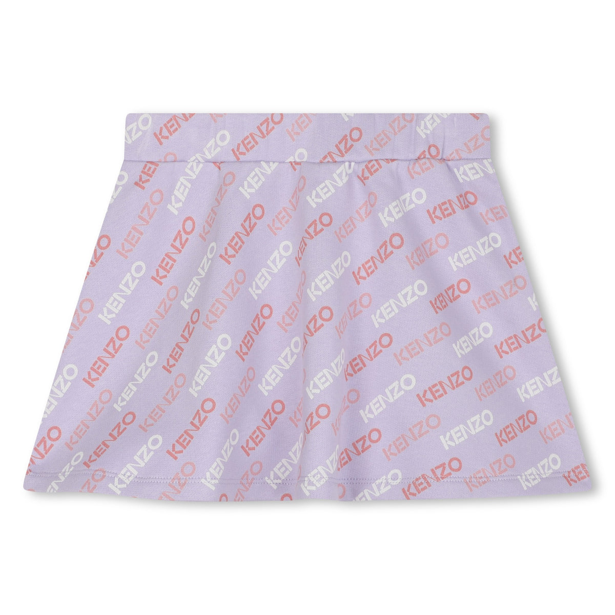 Kenzo Skirt Allover Logo Lilac