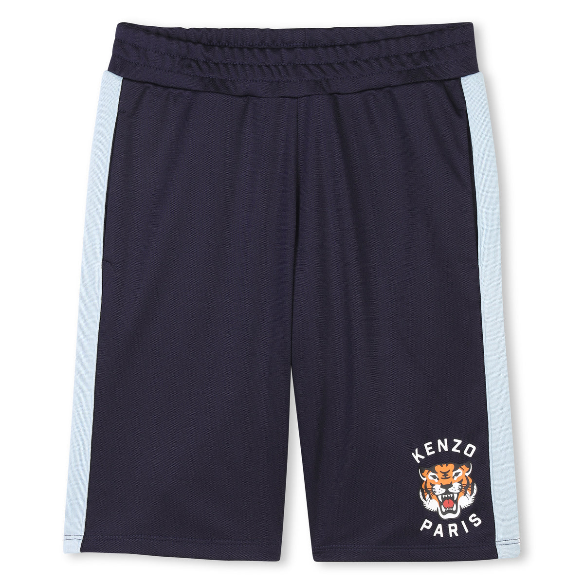 Kenzo Shorts Tiger Logo Navy Blue